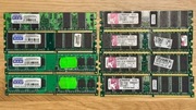 Zestaw 24 szt. RAM Retro PC | DDR1, DDR2, SDRAM IBM | GoodRam, Kingston