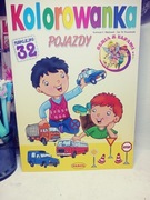 Kolorowanka Pojazdy +Naklejki 