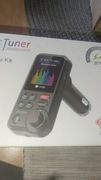 Transmiter FM Bluetooth USB aux ładowarka woltomierz 