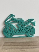 Dekoracja Ścienna Yamaha R1 Sylwetka Motocykla Ozdoba Na Ścianę 