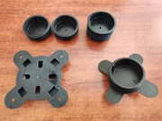 Regulowane stopy tarasowe pod legary – podpory do tarasów wentylowanych