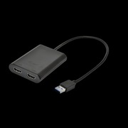 Adapter przejściówka 2 monitory, usb A 2x hdmi 4k