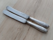 EMPIROWE POSREBRZANE NOŻE OBIADOWE FRAGET PLAQUE 23,5cm