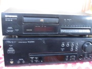 Zestaw stereo Pioneer - SX-205RDS oraz PD-104 - uszkodzony amplituner. 