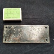 MASYWNA Stara polska plakieta II RP KOP sierżant ciężka