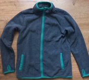 Dziecięcy polar zapinany na zamek/ szary/ 140