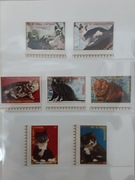 Gwinea Równikowa 1978  Mi 1394-400  koty  seria  idealna pozycja