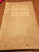 Mapa Eurpy z  1943 Ravensteins ubersichtskarte von