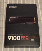 Dysk SSD Samsung 9100 PRO with Heatsink PCIe 5.0 x4 NVMe M.2 2TB