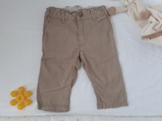 spodnie H&M brązowe 62 cm 2-4 M