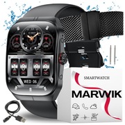 ZEGAREK MĘSKI SMARTWATCH DLA MĘŻCZYZN MARWIK DOTYKOWY Z FUNKCJĄ ROZMOWY PL