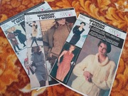Wykroje i wzory tygodnika Kobieta i Życie 1990 Zestaw