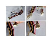 kabel przewody zasilacz kontroler prędkości wentylatora złączka kabelek 