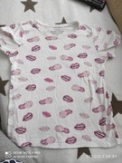 Koszulka w usta biała 