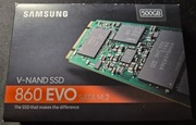 NOWY dysk PC SSD Samsung EVO860 M.2 2280 V-NAND MLC SATA III 500GB