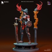 Figurka druk 3D żywica " Nemesis Hades II  " - 1/8 