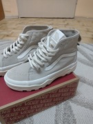 Vans Sentry Sk8-Hi – beżowe wysokie sneakersy – rozmiar 36.5 EU