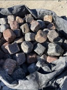 Kostka kamienna kolorowa, taczana, roztykalna 