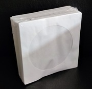 koperty papierowe na płyty CD DVD Blu-Ray z okienkiem - 300 sztuk