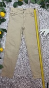 ZARA GIRLS spodnie dziewczęce r. 134 | Regulowane w pasie | Beżowe 