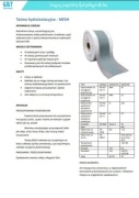 Tasma hydoizolacyjna Mesh 120mm - 50m