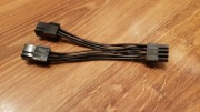 Kabel przejściówka rozdzielacz zasilania GPU 8-pin na 2x6 pin