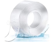 Taśma dwustronna NANO, 3cm, 3m, gruba 1mm.