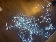 Lampki zewnętrzne MLS kurtyna girlanda sople Led 6 m zimna biel