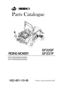 Katalog części ciągnika Iseki SF 225 F, SF 237 F