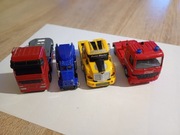 Zestaw samochodów ciężarowych resoraki 4 sztuki używane (B90)