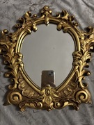 Stare lustro z drewnianą rama