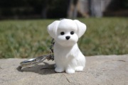 Brelok pies Maltipoo 3D zawieszka do kluczy piesek figurka prezent HIT