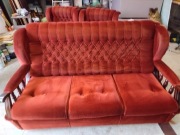 Kanapa z możliwością spania + 2 fotele