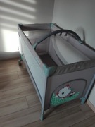 Łóżeczko turystyczne wraz z dodatkowym materacem