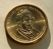 1 dolar 2009 Wiliam Henry Harrisson  one dollar UNC  Stan !!! 