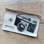 Praktica FX2 instrukcja obsługi lata 50te