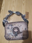 Anekke torebka listonoszka Real trzykomorowa 25x19x6 cm dwustronn