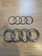 NOWE oryginalne emblematy Audi A4, A6 i inne.....przód + tył