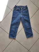 spodnie jeansy z wysokim stanem dziecięce dżinsy skiny slim fit