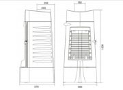 Piec zeliwny Invicta 120x56x58