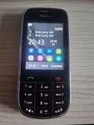 Telefon Nokia Asha 202 - na 2 karty - dotyk - sprawny box