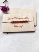 Bransoletka z GRANATEM handmade 