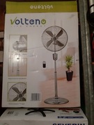 Wentylator srebrny z pilotem