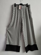Nowe spodnie damskie czarno - białe M- 40/42