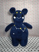 Maskotka miś konstelacja handmade wykonana na szydełku