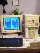 Retro komputer, 486DX2, monitor CRT, PC 
