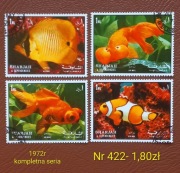 Znaczki fauna:422: ryby- Sharjah 1972r 