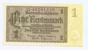 NIEMCY 1 RENTENMARK 1937 P173B