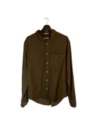 Koszula sztruksowa Gant brązowa z logiem XL