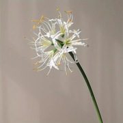 Sztuczny kwiat Higanbana pajęcza lilia biała